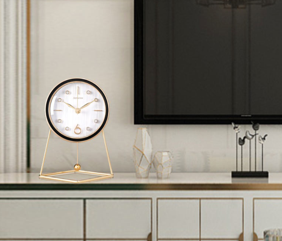 Elegant Living Room Desktop Clock