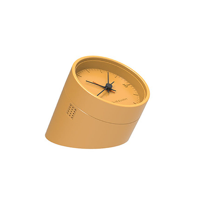 Creative Flip Pointer Alarm Clock - Desk Bedside Night Light with Snooze