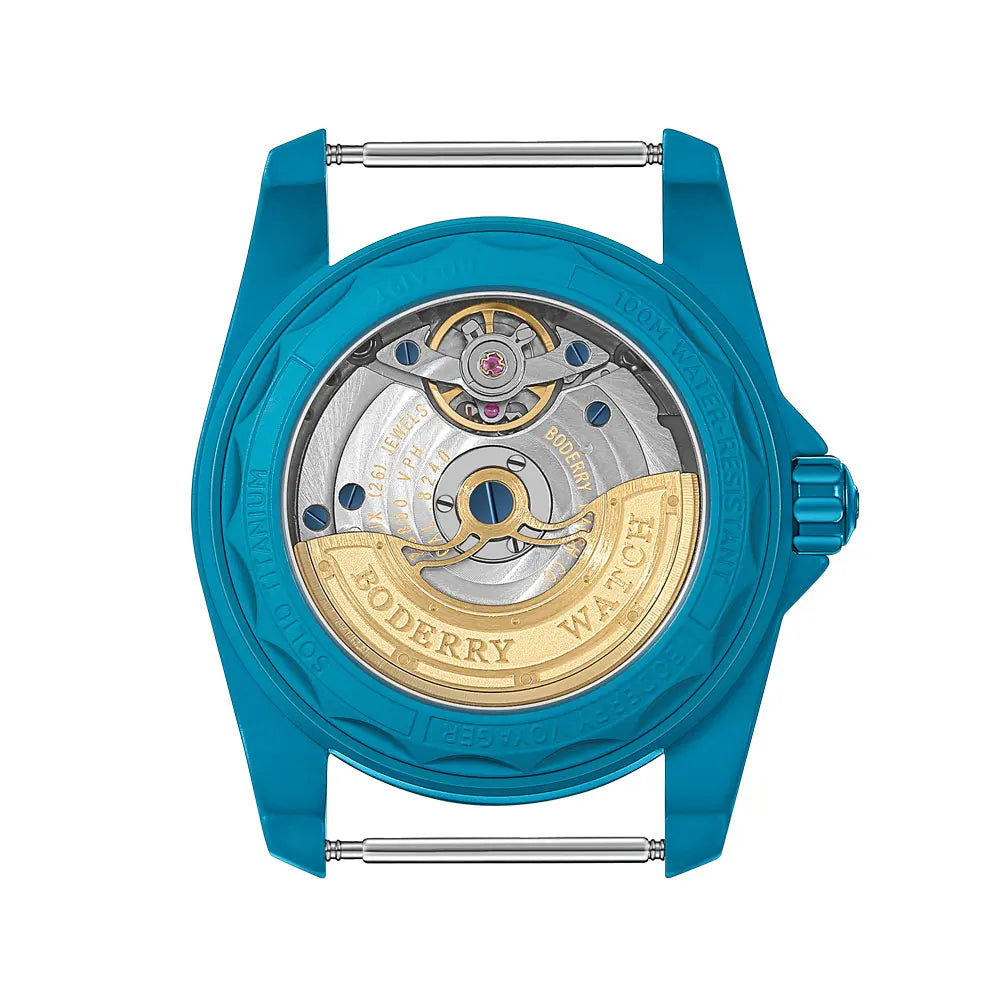 BODERRY Titanium Automatic Field Watch - 100M Waterproof Military Top Brand