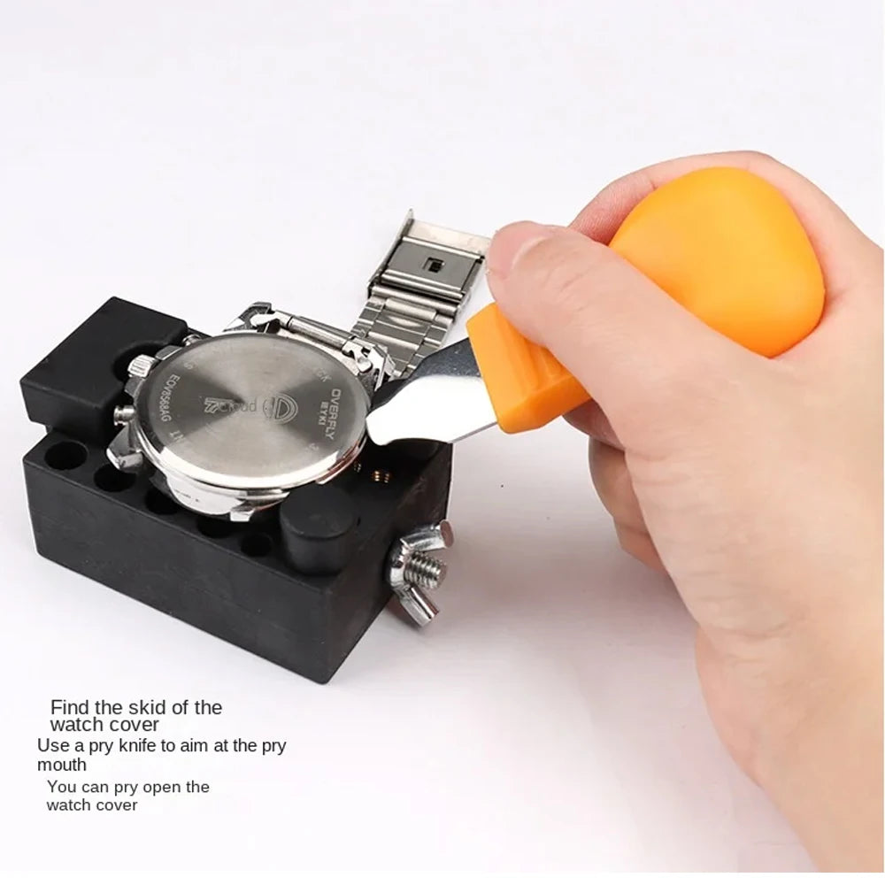 147-Piece Watch Repair Tool Kit - Complete Set for Battery, Strap, Maintenance