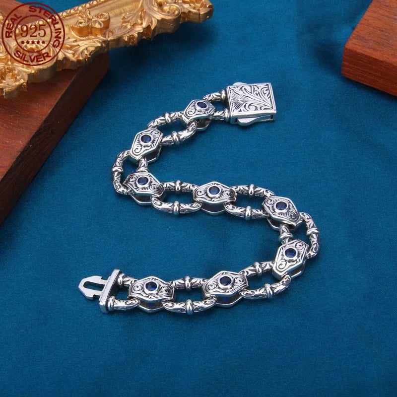 925 Sterling Silver 6MM Vintage Bracelet - 120 Variants Men's Women's