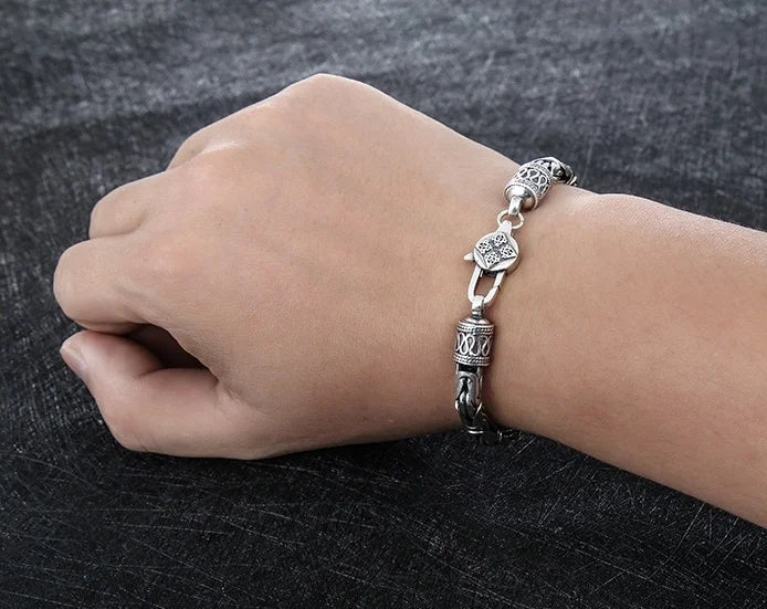 925 Sterling Silver 6MM Vintage Bracelet - 120 Variants Men's Women's
