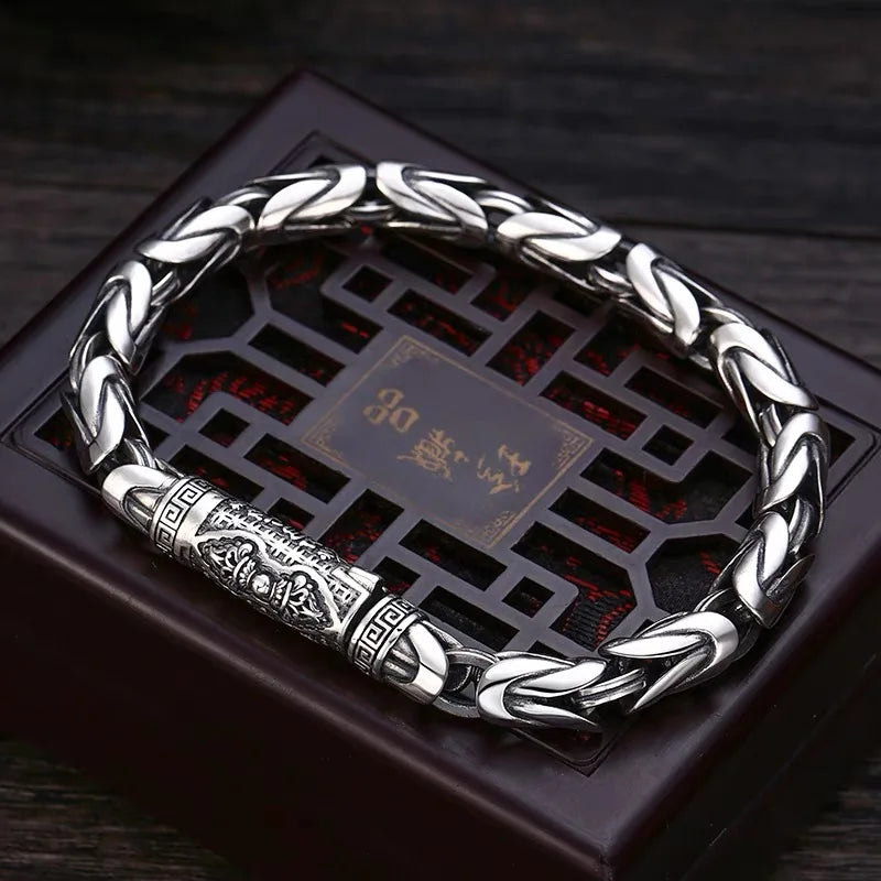 925 Sterling Silver 6MM Vintage Bracelet - 120 Variants Men's Women's