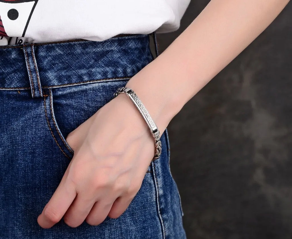 925 Sterling Silver 6MM Vintage Bracelet - 120 Variants Men's Women's