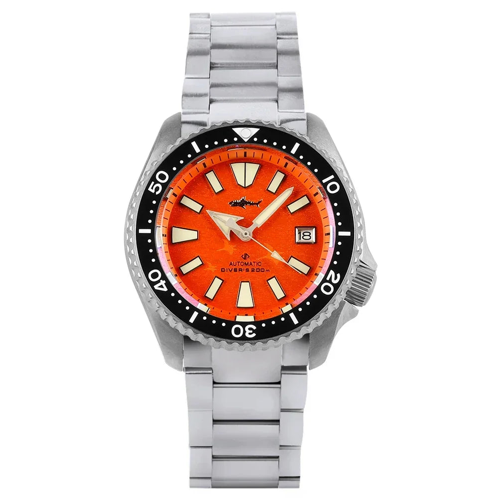 Heimdallr SKX Style Dive Watch Titanium NH35 Automatic Sapphire Crystal 20Bar Waterproof C3 Super Luminous Luxury Man Watch Reloj