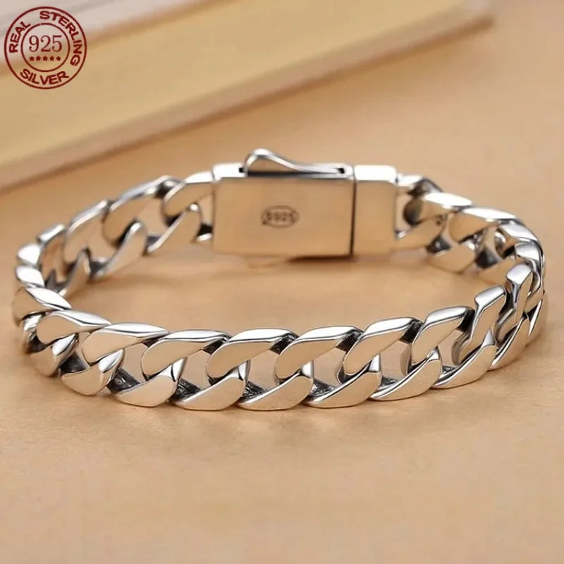 925 Sterling Silver 6MM Vintage Bracelet - 120 Variants Men's Women's