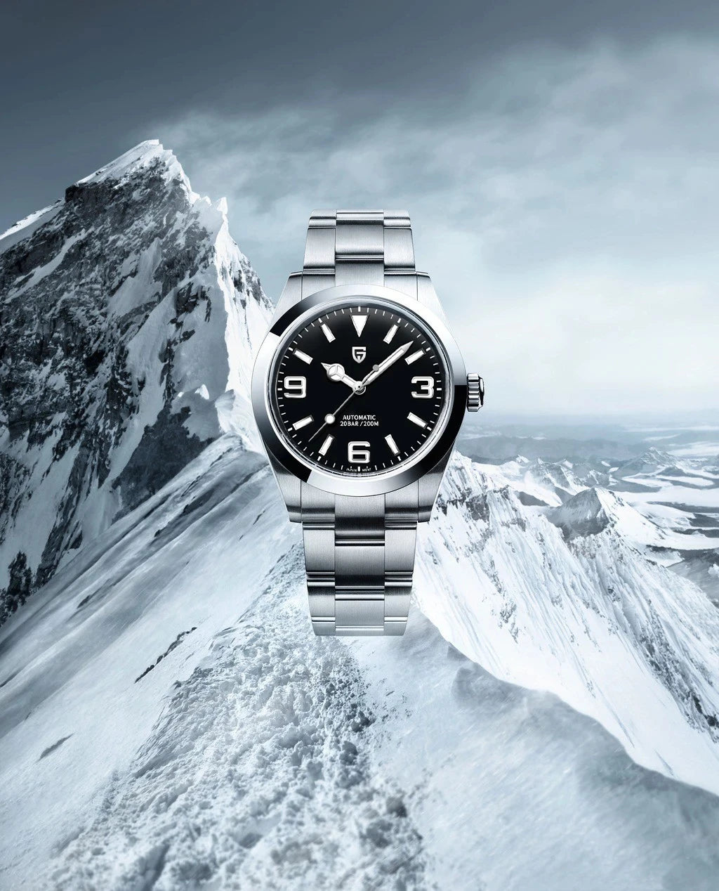 PAGANI 40MM Explorer, Air King Style Men Mechanical Wristwatch