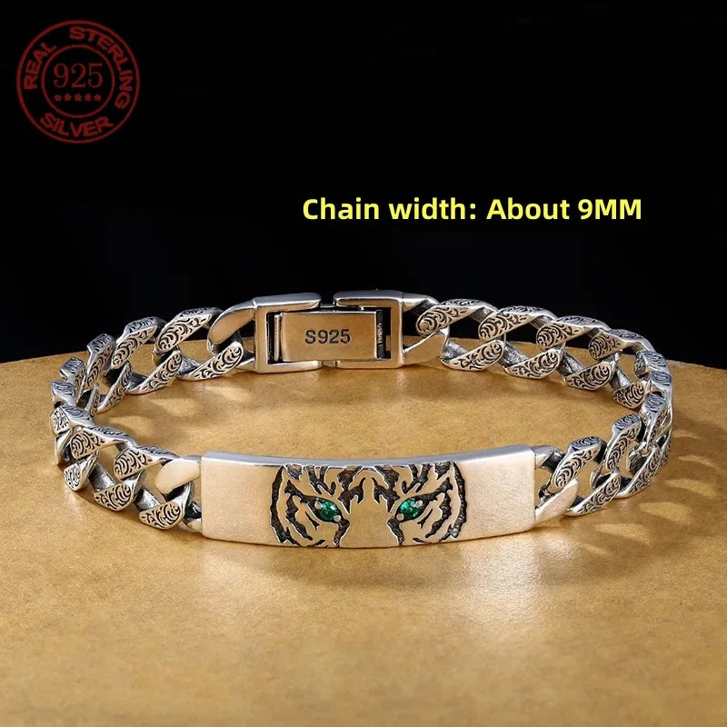 925 Sterling Silver 6MM Vintage Bracelet - 120 Variants Men's Women's