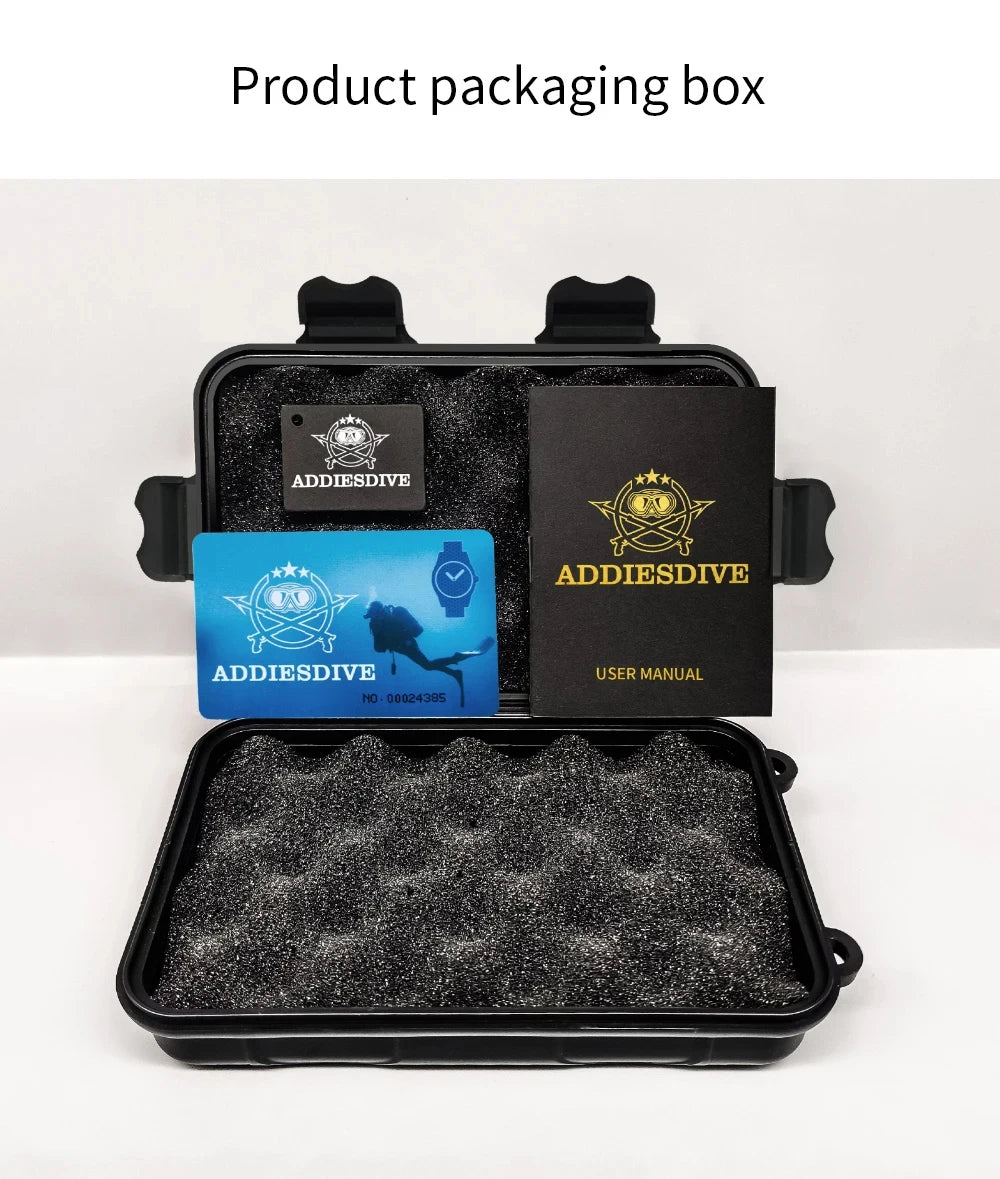 ADDIESDIVE 39mm Automatic Dive Watch - NH35 Movement 200M Sapphire BGW9 Lume