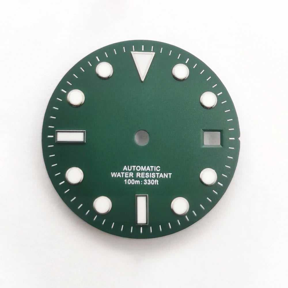 28.5mm Watch Dial - Blue Luminous for NH35/NH36/8215/ETA 2824/2836, 8 Variants