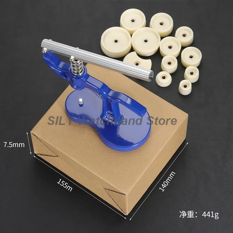 Watch Back Press Tool - 12-Piece Die Set for Case Back Installation