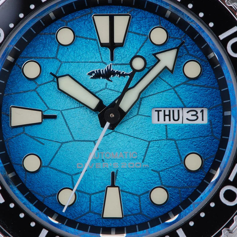 Heimdallr 6105 Turtle King Men Diver Watch Ceramic Bezel Sapphire Mirror 20Bar Waterproof NH36A Automatic Mechanical Wristwatch