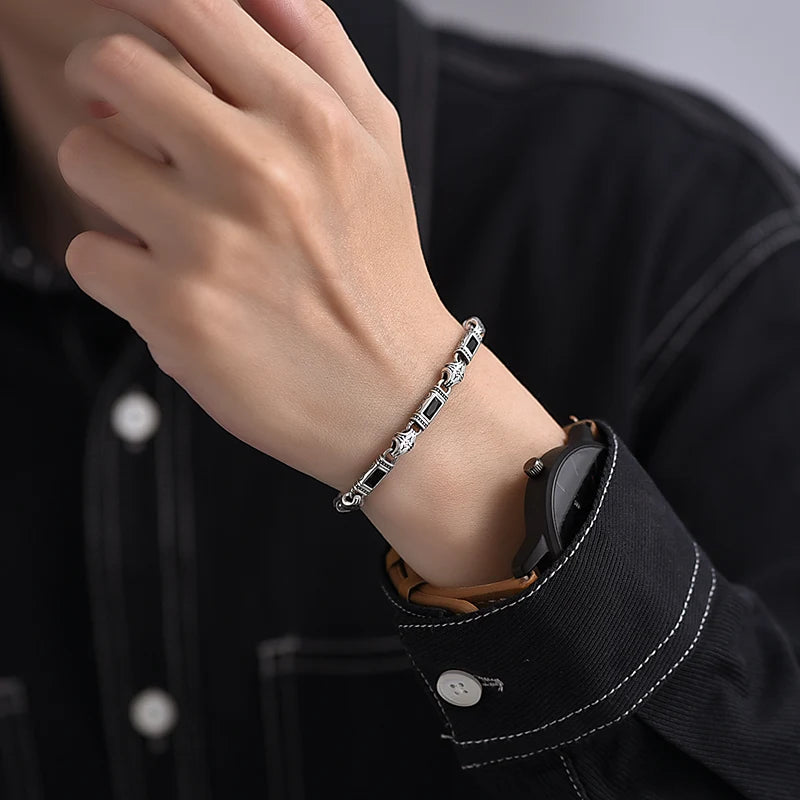 925 Sterling Silver 6MM Vintage Bracelet - 120 Variants Men's Women's