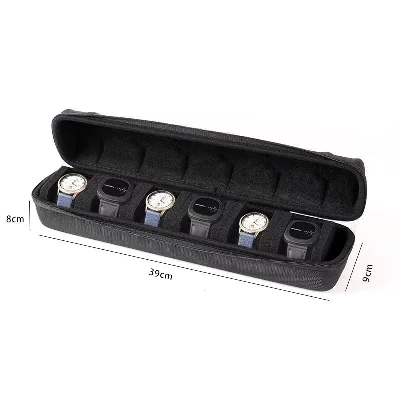 Portable Travel Watch Storage Case - Organizer for Men & Women