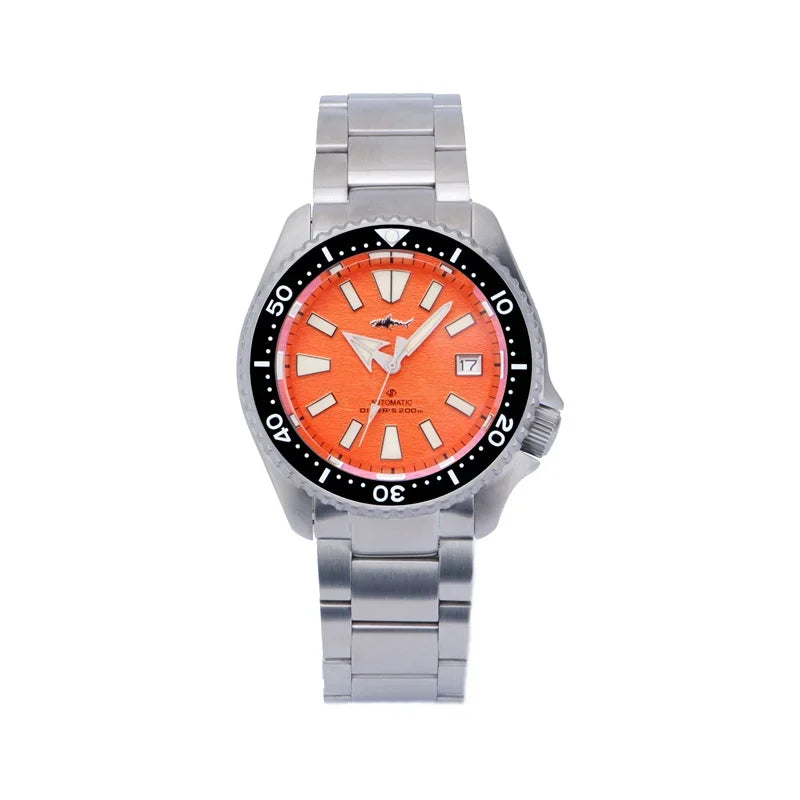 Heimdallr SKX Style Dive Watch Titanium NH35 Automatic Sapphire Crystal 20Bar Waterproof C3 Super Luminous Luxury Man Watch Reloj