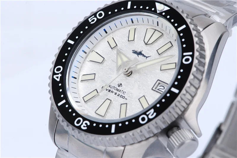 Heimdallr SKX Style Dive Watch Titanium NH35 Automatic Sapphire Crystal 20Bar Waterproof C3 Super Luminous Luxury Man Watch Reloj