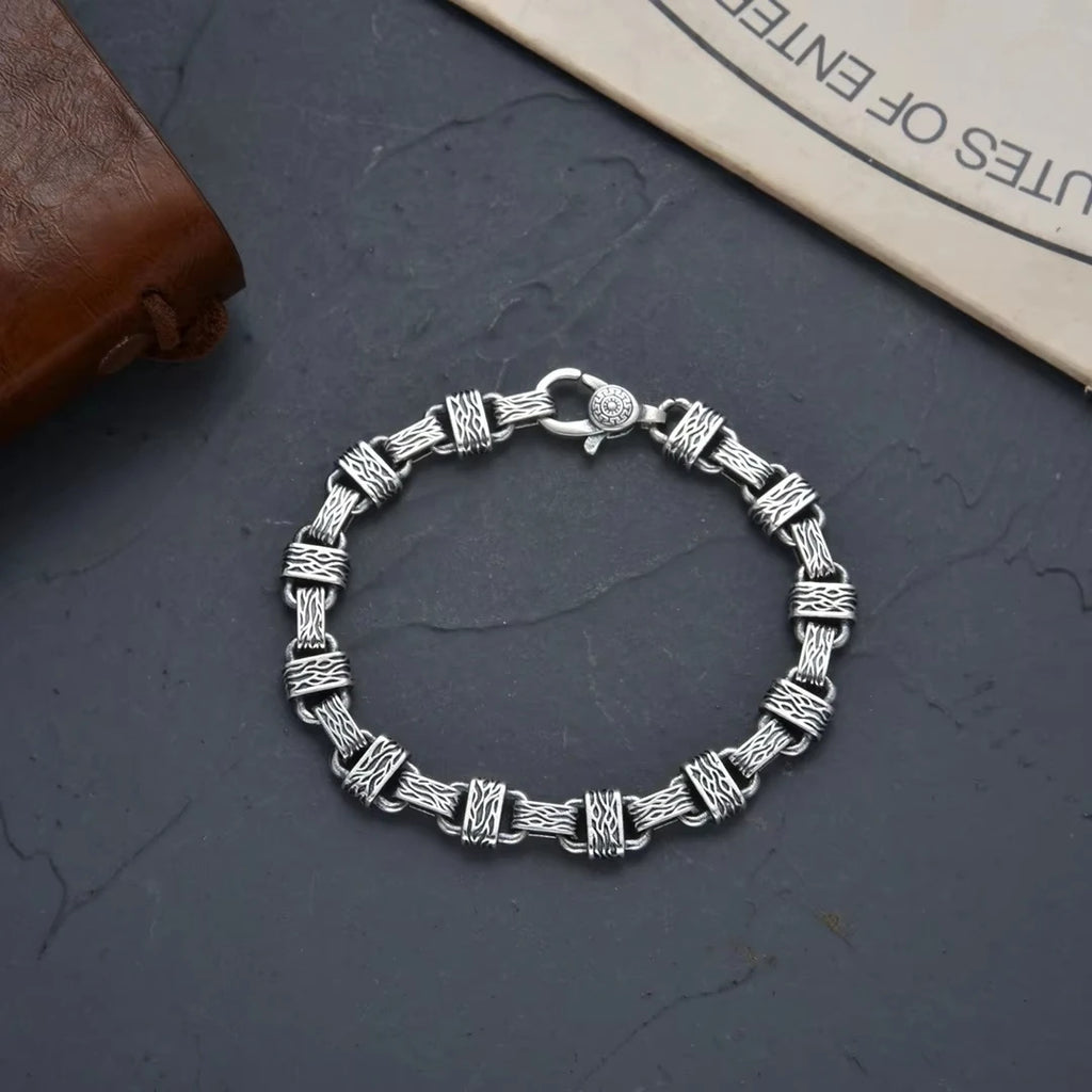 925 Sterling Silver 6MM Vintage Bracelet - 120 Variants Men's Women's