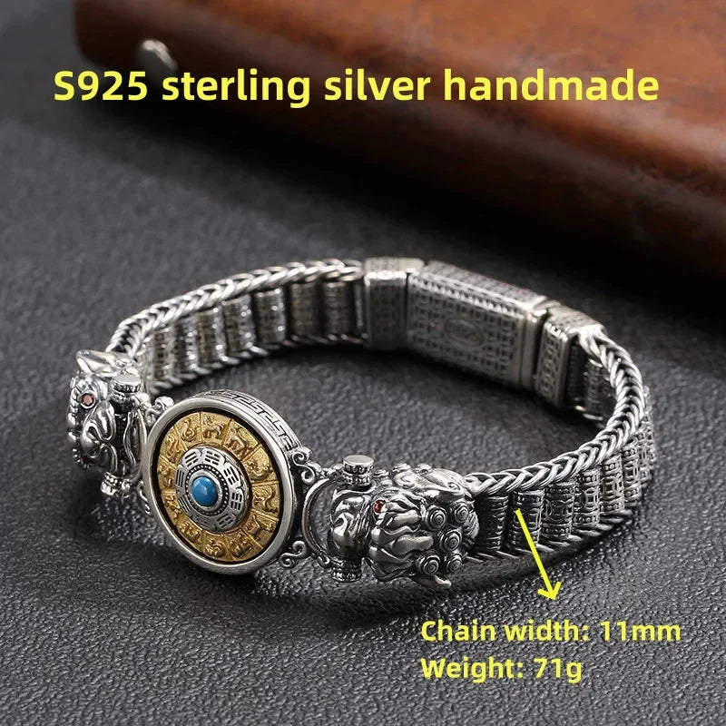 925 Sterling Silver 6MM Vintage Bracelet - 120 Variants Men's Women's