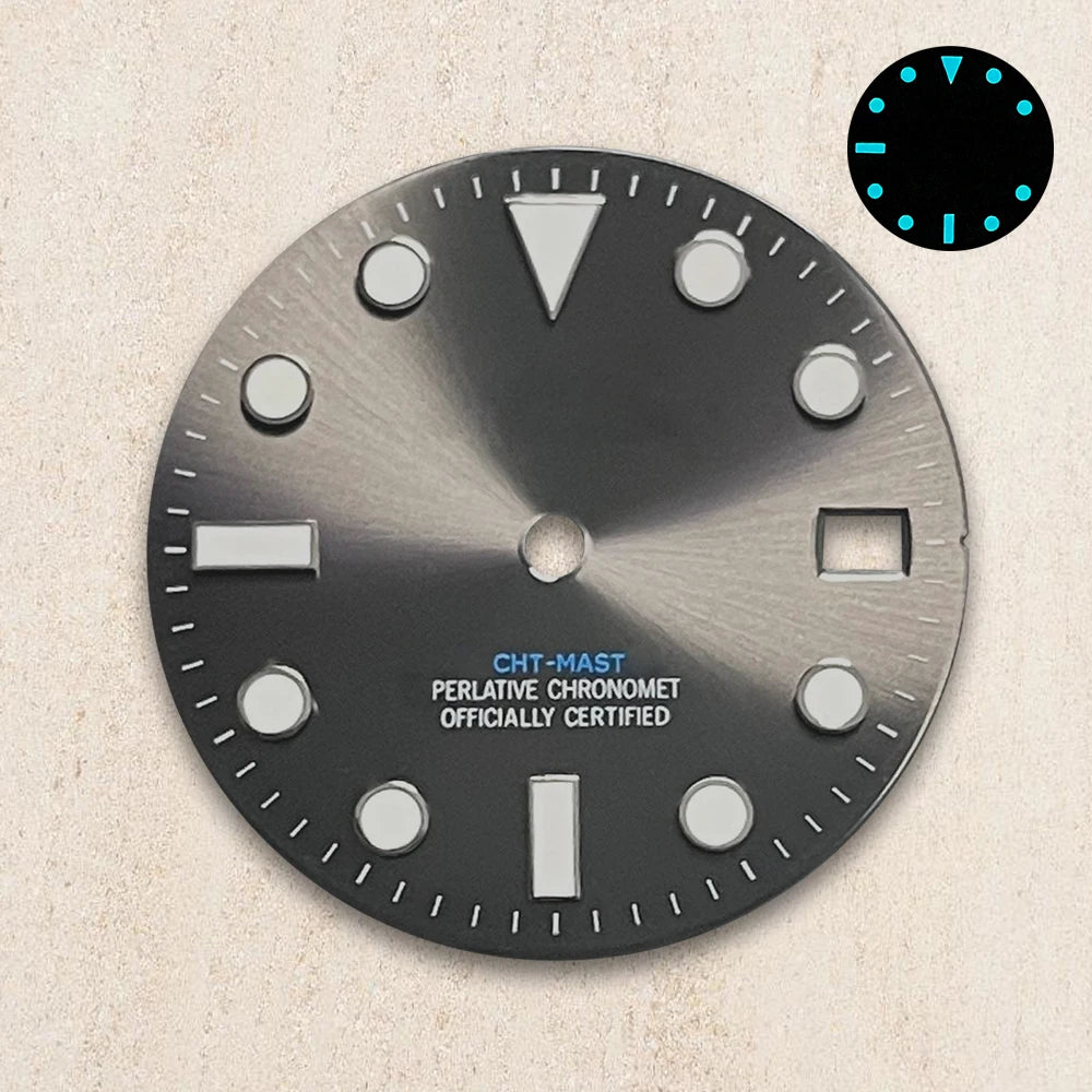 28.5mm Watch Dial for NH35/NH36/NH38/NH39/4R/6R - 5 Variants