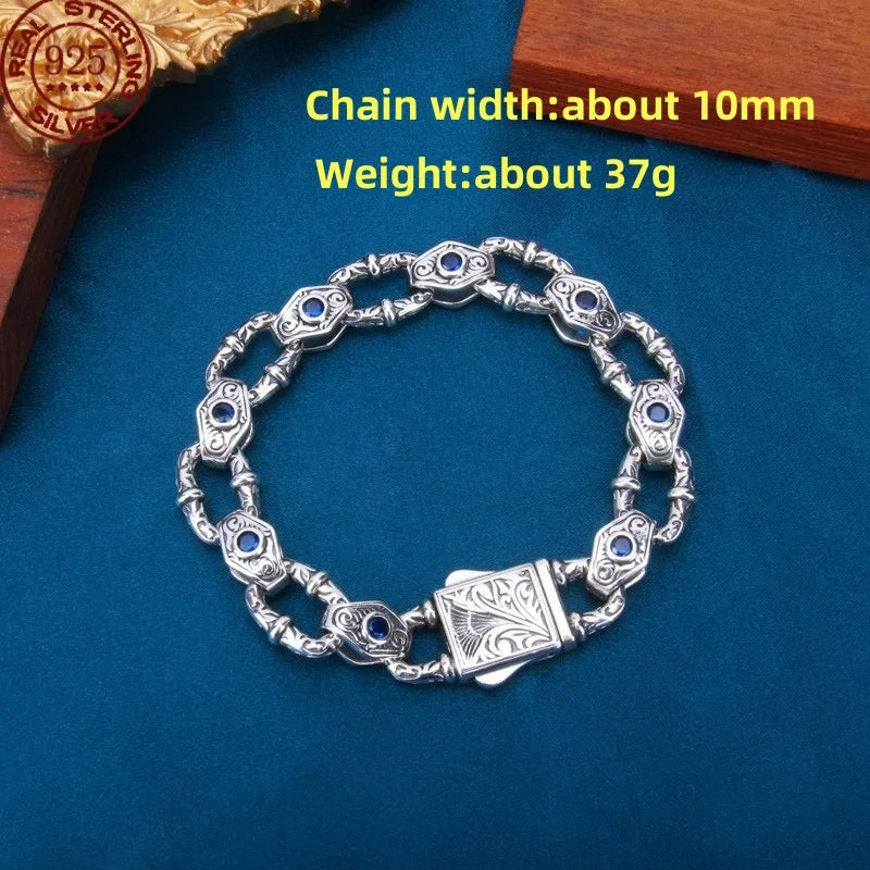 925 Sterling Silver 6MM Vintage Bracelet - 120 Variants Men's Women's