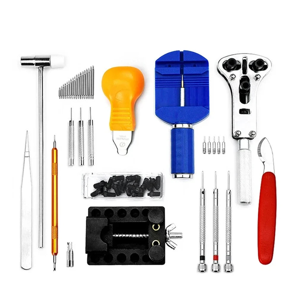 147-Piece Watch Repair Tool Kit - Complete Set for Battery, Strap, Maintenance
