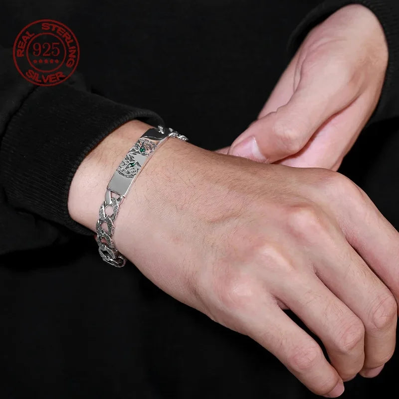 925 Sterling Silver 6MM Vintage Bracelet - 120 Variants Men's Women's