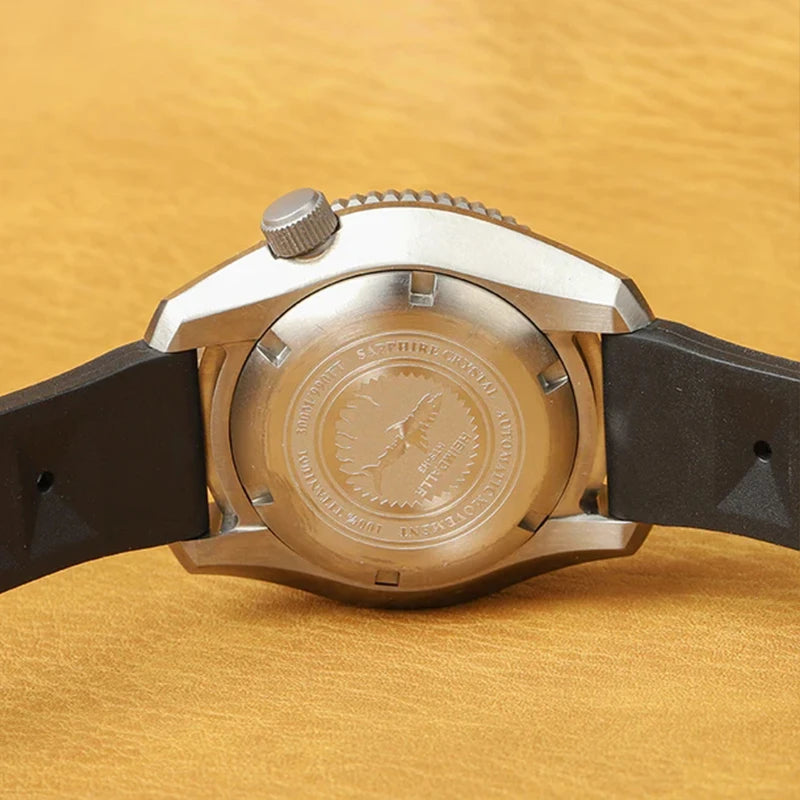 HEIMDALLR Titanium MM300 Diving Watch Sapphire Crystal 30Bar Warterproof C3 Luminous NH35 Automatic Mechanical 42mm Men Watch