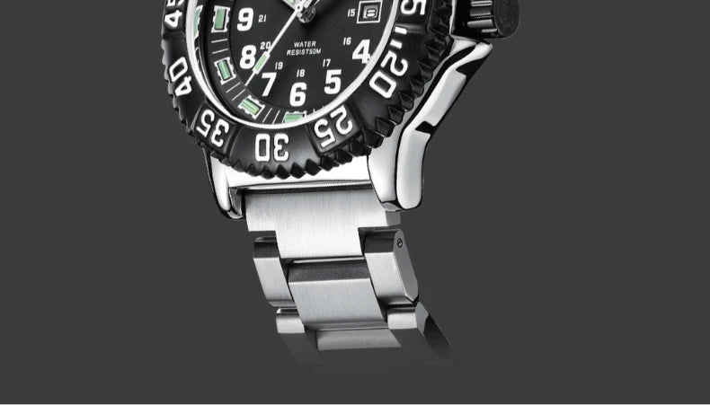 ADDIESDIVE MY-050S Military Watch | 50mm Miyota 2115 | Nylon Strap | Tubular Luminous | 50M