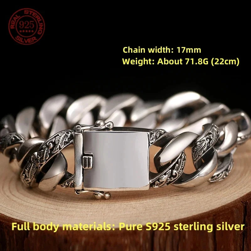 925 Sterling Silver 6MM Vintage Bracelet - 120 Variants Men's Women's