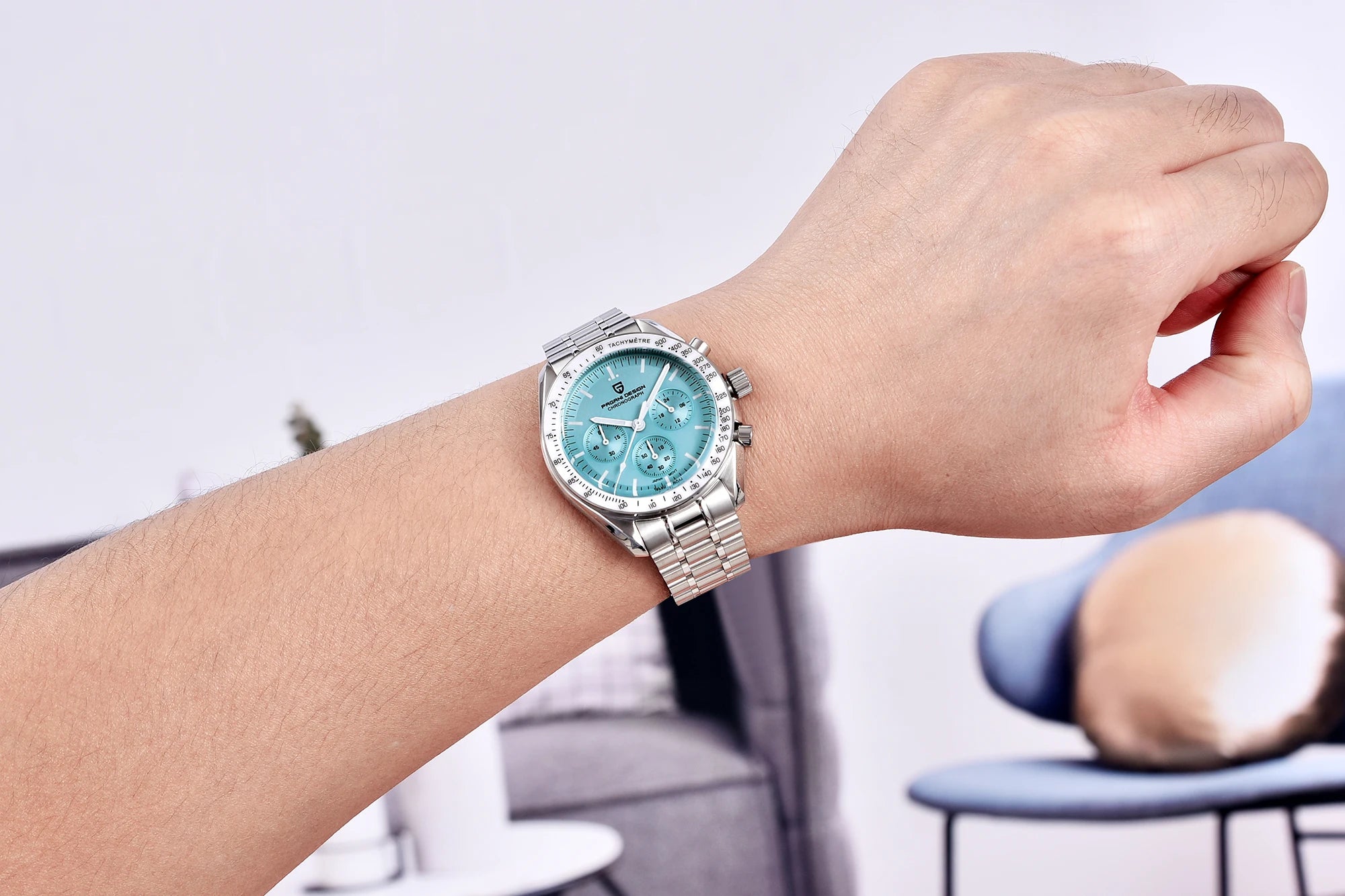 PAGANI DESIGN PD1701 Speedmaster Style Men's Quartz Chronograph VK63 AR Sapphire 18 Variants