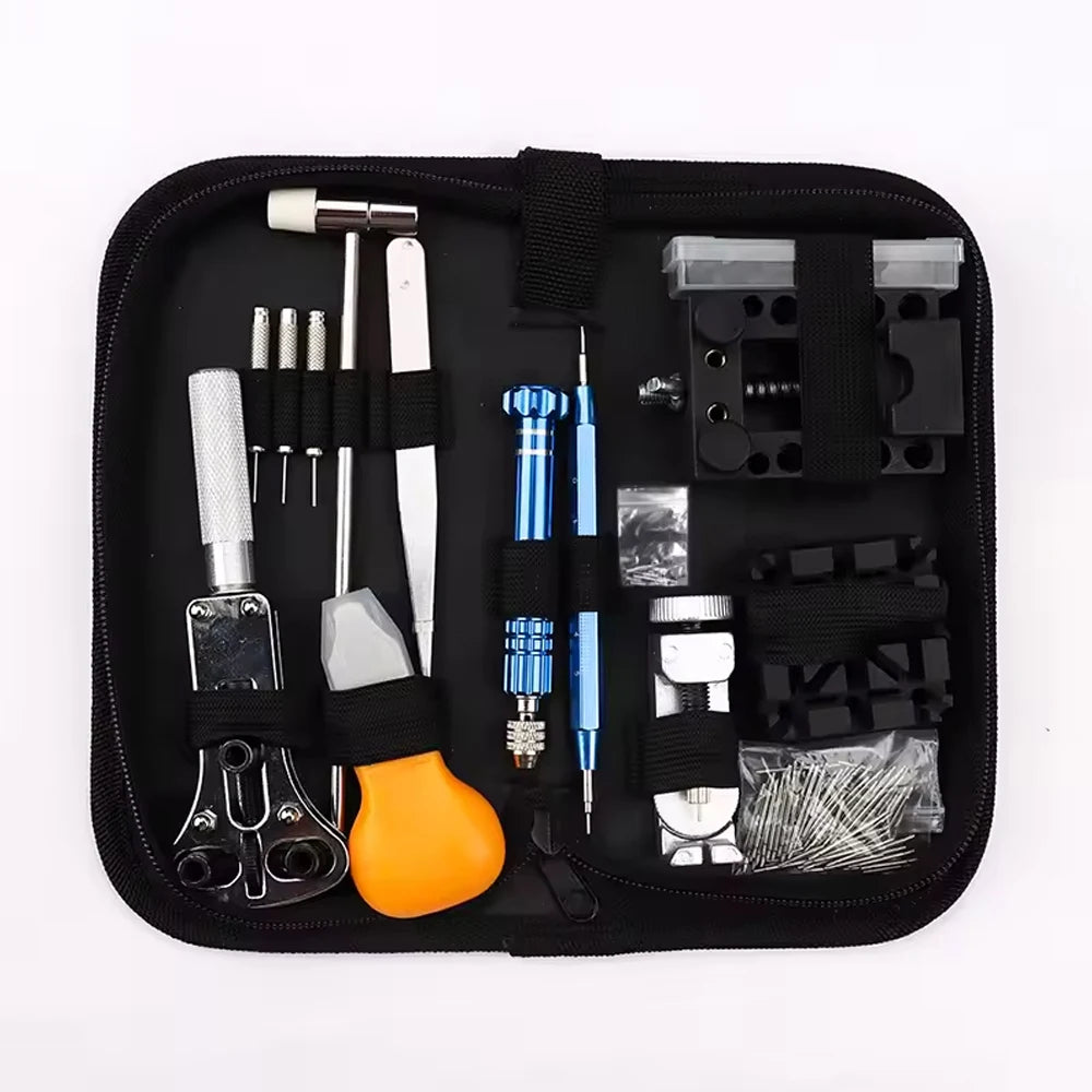 147-Piece Watch Repair Tool Kit - Complete Set for Battery, Strap, Maintenance