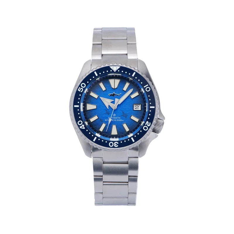 Heimdallr SKX Style Dive Watch Titanium NH35 Automatic Sapphire Crystal 20Bar Waterproof C3 Super Luminous Luxury Man Watch Reloj