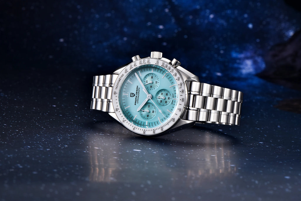 PAGANI DESIGN PD1701 Speedmaster Style Men's Quartz Chronograph VK63 AR Sapphire 18 Variants