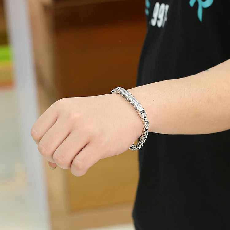 925 Sterling Silver 6MM Vintage Bracelet - 120 Variants Men's Women's