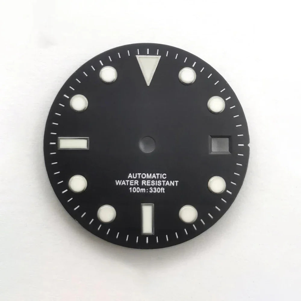 28.5mm Watch Dial - Blue Luminous for NH35/NH36/8215/ETA 2824/2836, 8 Variants