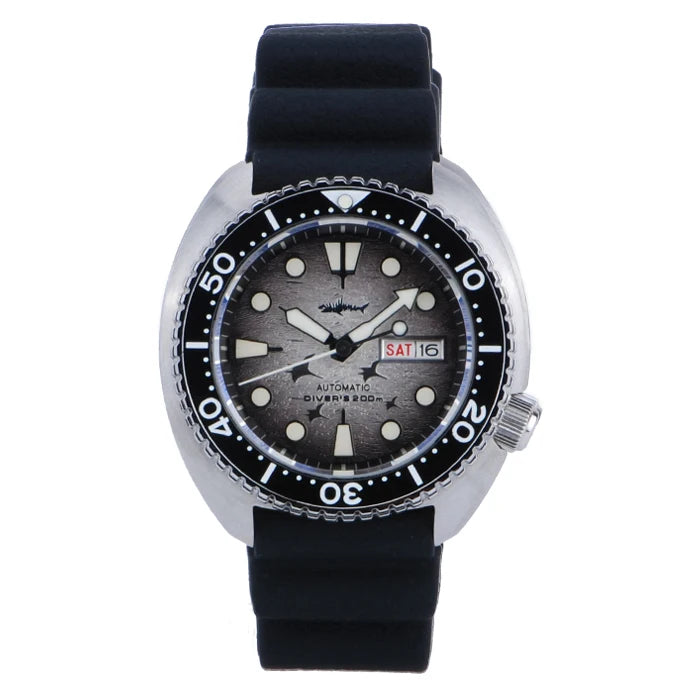 Heimdallr 6105 Turtle King Men Diver Watch Ceramic Bezel Sapphire Mirror 20Bar Waterproof NH36A Automatic Mechanical Wristwatch