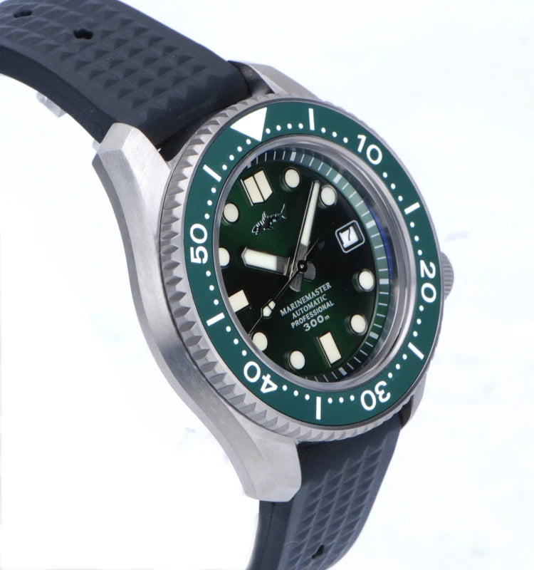 HEIMDALLR Titanium MM300 Diving Watch Sapphire Crystal 30Bar Warterproof C3 Luminous NH35 Automatic Mechanical 42mm Men Watch