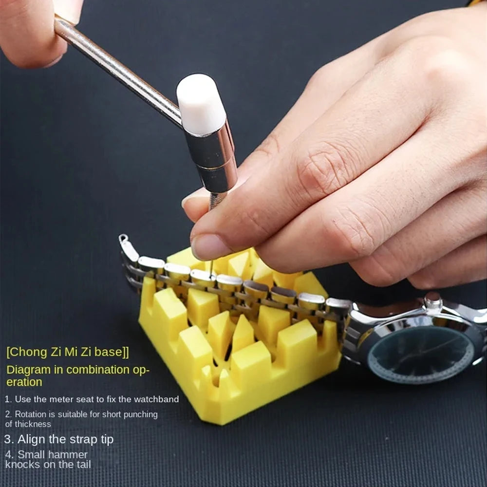 147-Piece Watch Repair Tool Kit - Complete Set for Battery, Strap, Maintenance