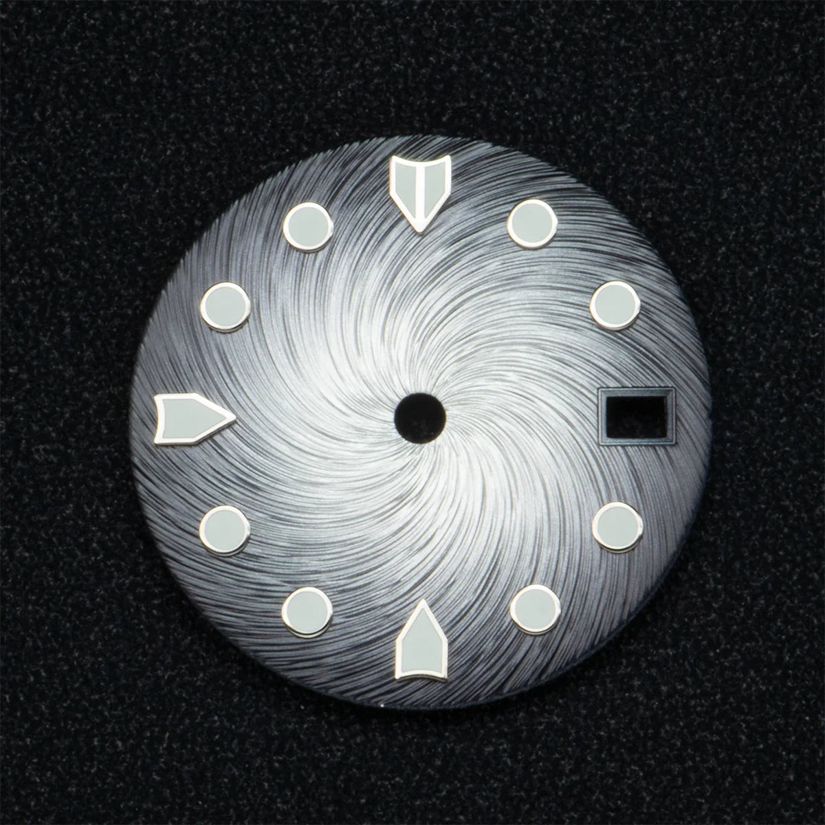 28.5mm S Logo Dial - Blue Luminous for NH35/NH36/4R/7S Movements, 4 Variants