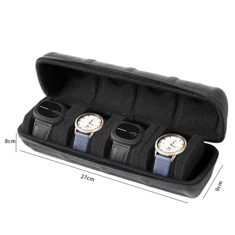 Portable Travel Watch Storage Case - Organizer for Men & Women