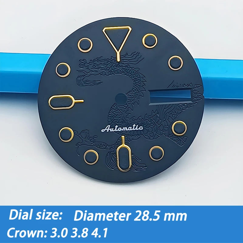 28.5mm Watch Dial - Luminous Dial for NH35/NH36/8215/ETA 2824/2836, 20 Variants