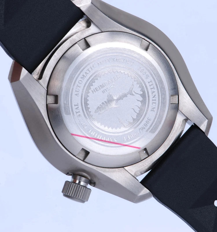 HEIMDALLR Titanium MM300 Diving Watch Sapphire Crystal 30Bar Warterproof C3 Luminous NH35 Automatic Mechanical 42mm Men Watch