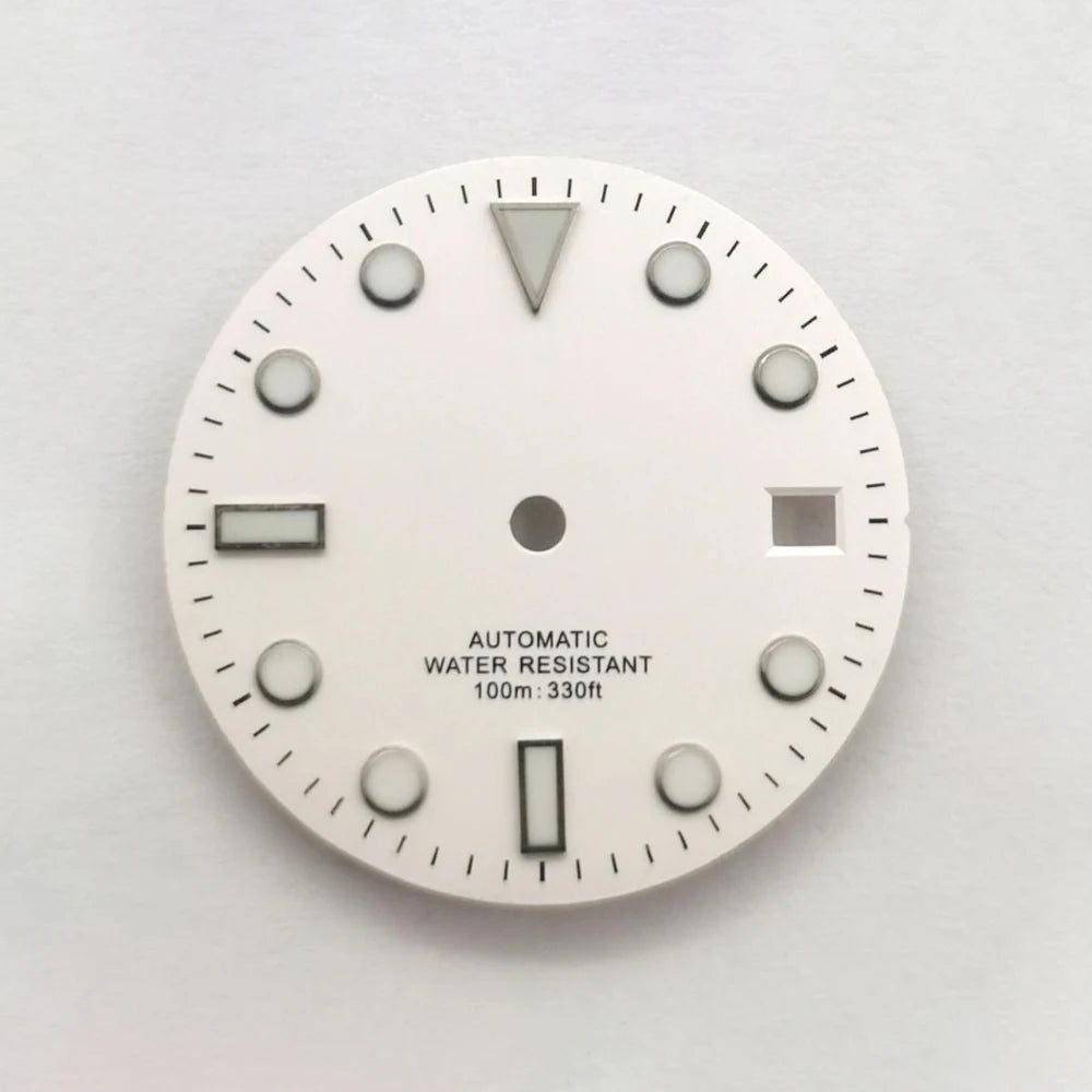 28.5mm Watch Dial - Blue Luminous for NH35/NH36/8215/ETA 2824/2836, 8 Variants