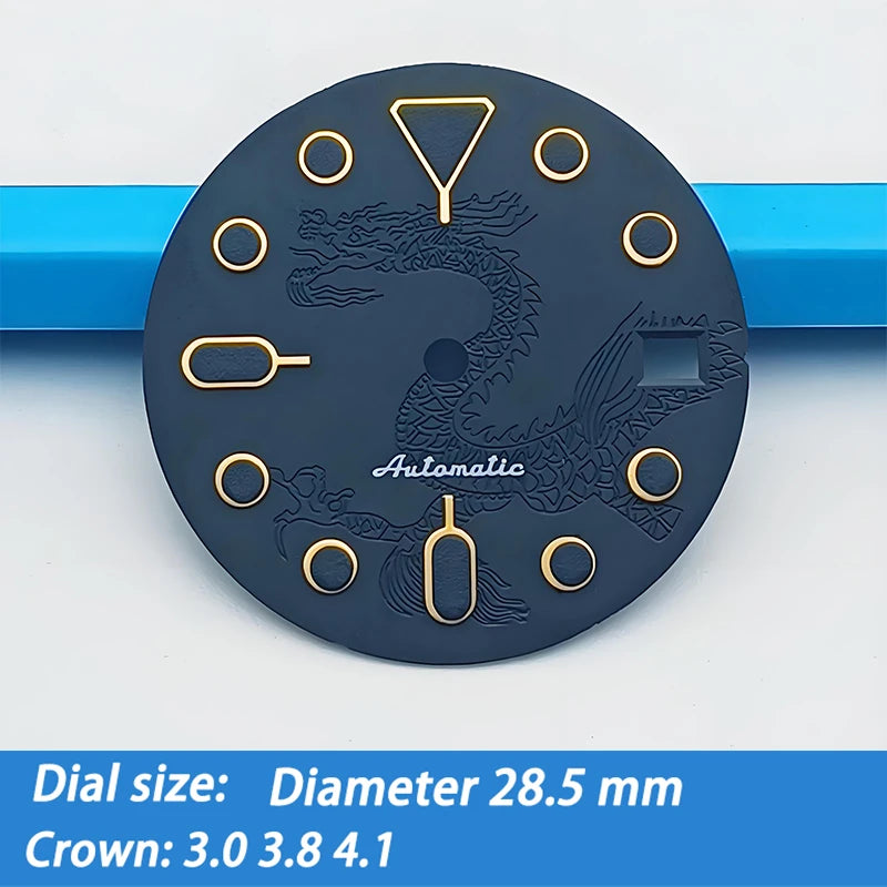 28.5mm Watch Dial - Luminous Dial for NH35/NH36/8215/ETA 2824/2836, 20 Variants
