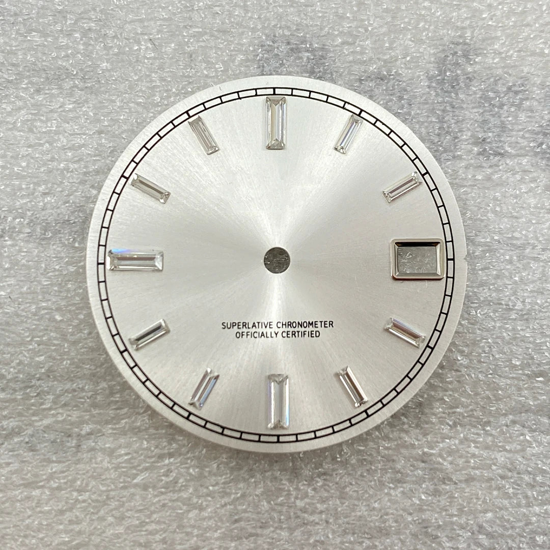 28.5mm Watch Dial - Green Luminous Gradient for NH35/NH35A 3/3.8 Crown, 11 Variants