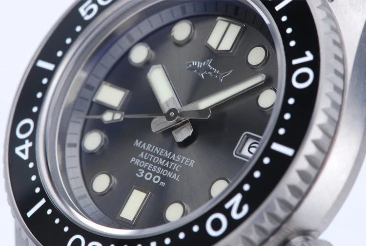 HEIMDALLR Titanium MM300 Diving Watch Sapphire Crystal 30Bar Warterproof C3 Luminous NH35 Automatic Mechanical 42mm Men Watch