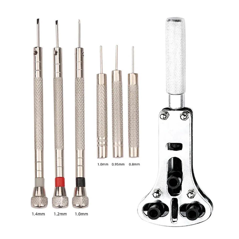 147-Piece Watch Repair Tool Kit - Complete Set for Battery, Strap, Maintenance