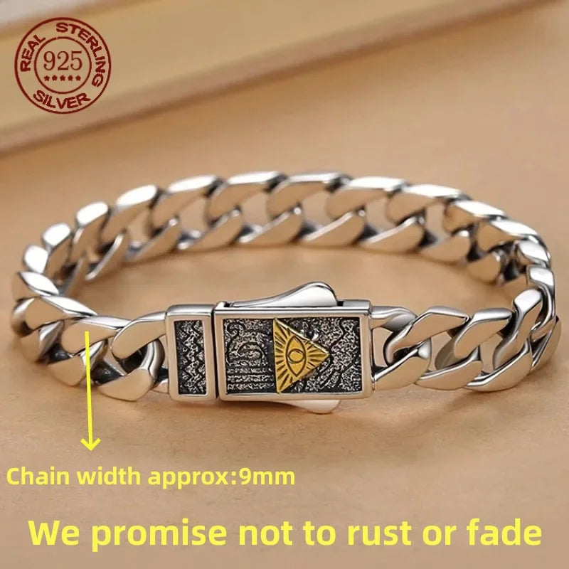 925 Sterling Silver 6MM Vintage Bracelet - 120 Variants Men's Women's