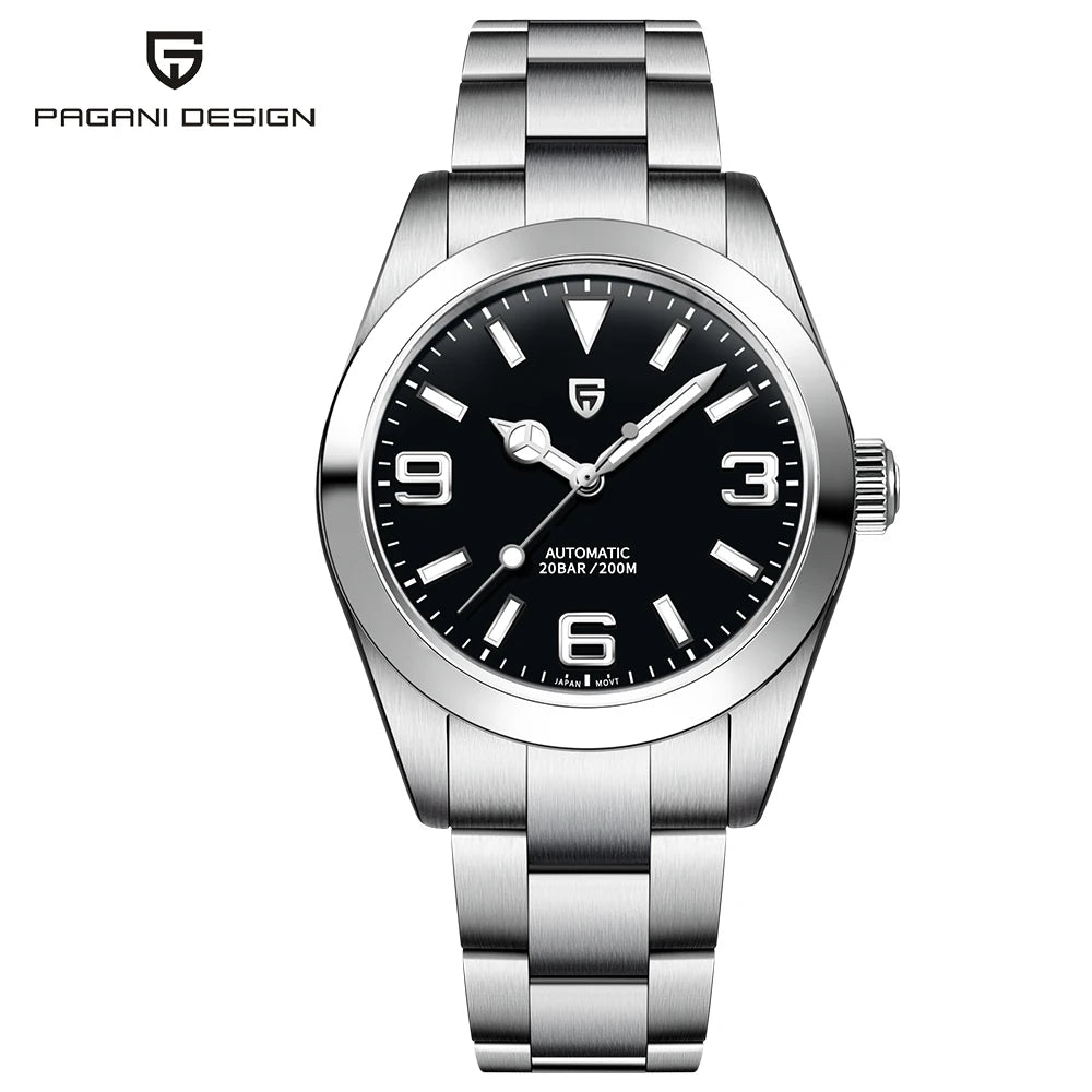 PAGANI 40MM Explorer, Air King Style Men Mechanical Wristwatch