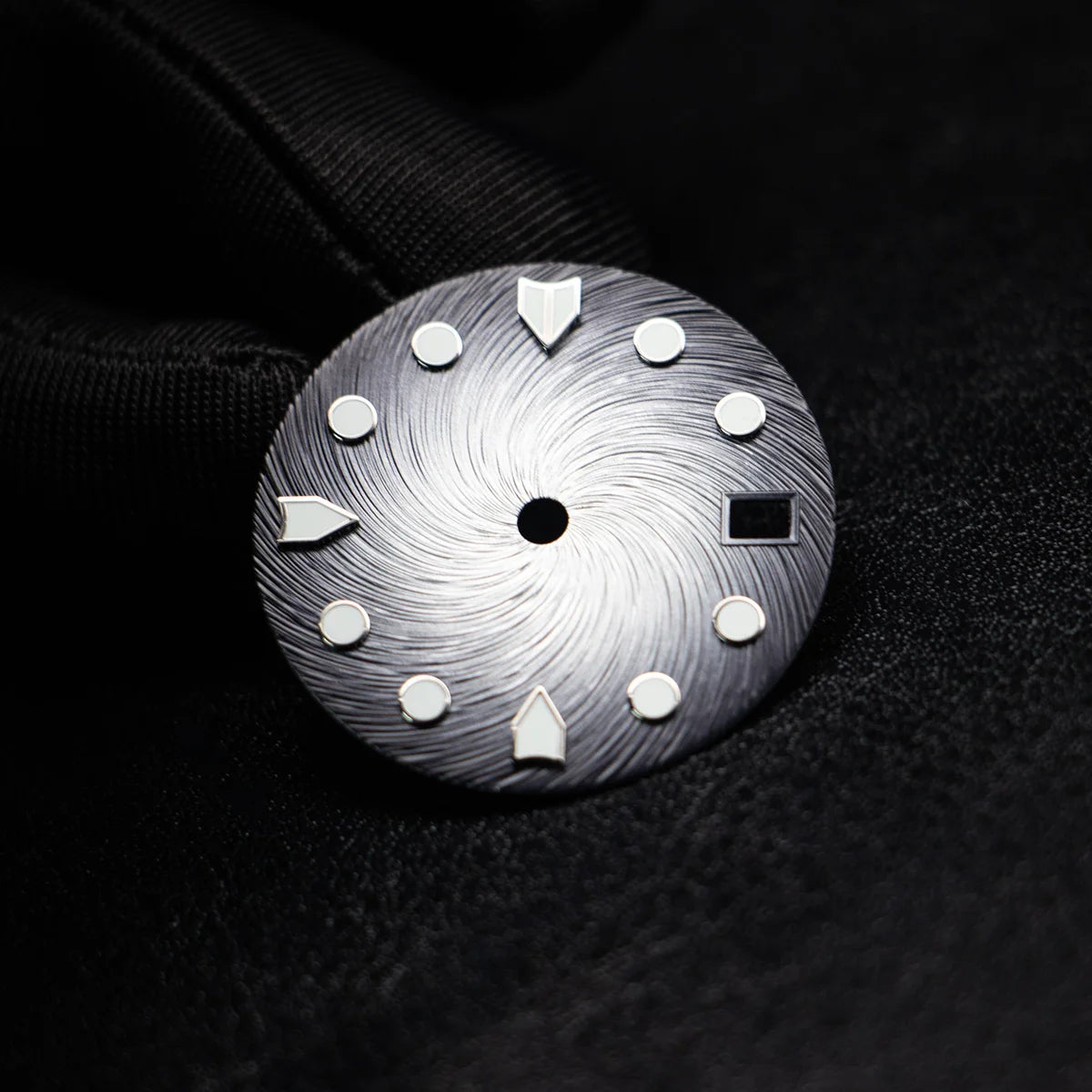 28.5mm S Logo Dial - Blue Luminous for NH35/NH36/4R/7S Movements, 4 Variants